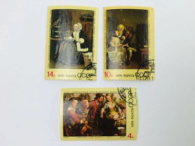 Лот: 23314572. Фото: 1. Зарубежная живопись в музеях СССР... Марки