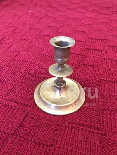 Лот: 22851530. Фото: 1. Подсвечник из СССР (бронза), высота... Предметы интерьера и быта
