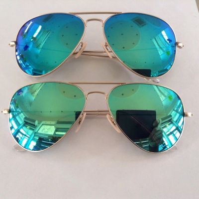 Лот: 3840160. Фото: 1. Очки Ray Ban Aviator 2014 зеркальные... Очки солнцезащитные