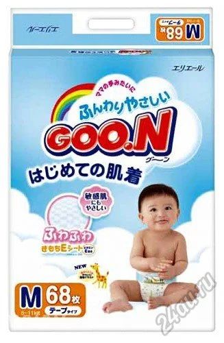 Лот: 5751114. Фото: 1. Японские подгузники Goo.N размер... Детская гигиена