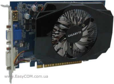 Лот: 6175279. Фото: 1. gigabyte gt 440 ddr3 1gb/128bit. Видеокарты