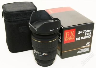 Лот: 1561483. Фото: 1. Sigma AF 24-70mm F2.8 EX DG MACRO... Объективы