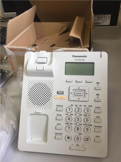 Лот: 11550239. Фото: 1. VoIP-телефон Panasonic KX-HDV100RU. SIP, Видео-телефоны