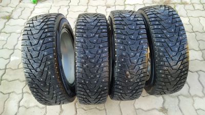 Лот: 18155376. Фото: 1. Шины 195/65 R15 Hankook Winter... Шины