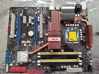 Лот: 5388245. Фото: 1. ASUS P5E (LGA 775 чипсет X38 2xPCI-Eх16... Материнские платы