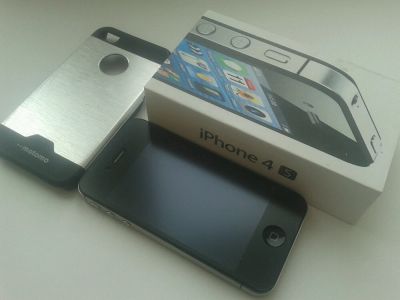 Лот: 6735224. Фото: 1. iPhone 4S 64Gb Black полный комплект... Смартфоны