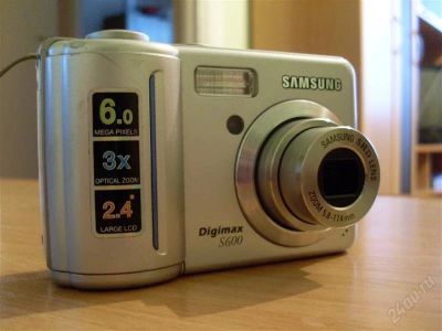 Лот: 901686. Фото: 1. Samsung Digimax S600. Цифровые компактные