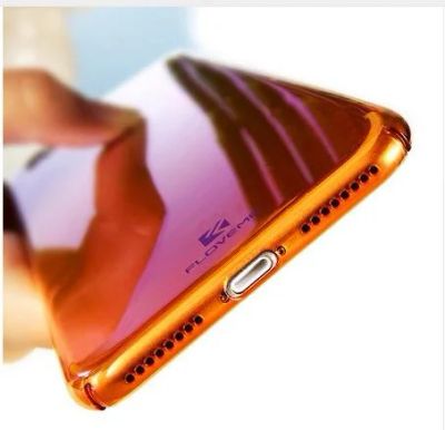Лот: 9619080. Фото: 1. Gold чехол градиент для iPhone... Чехлы, бамперы