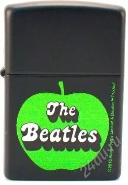 Лот: 1581847. Фото: 1. Zippo Beatles green apple [original... Другое (сувениры, подарки)