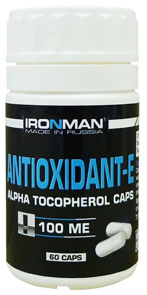 Лот: 7997057. Фото: 1. Ironman Antioxidant-E 60 капс... Спортивное питание, витамины