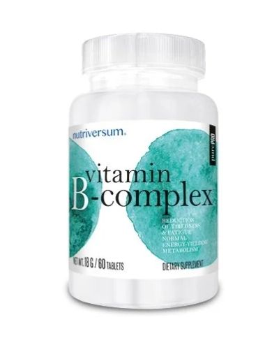 Лот: 11026882. Фото: 1. B-complex 60 таб PurePro (Nutriversum... Спортивное питание, витамины