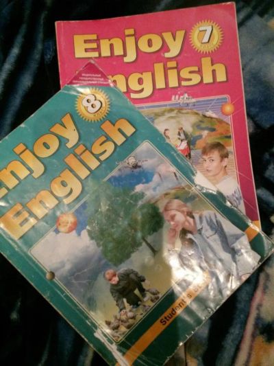 Лот: 7097596. Фото: 1. Enjoy English 7 класс, 8 класс... Для школы