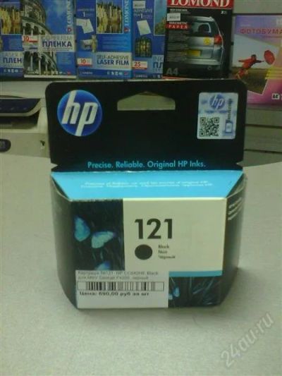 Лот: 2348198. Фото: 1. Картридж Hp121 черный для Hp DeskJet... Картриджи, расходные материалы