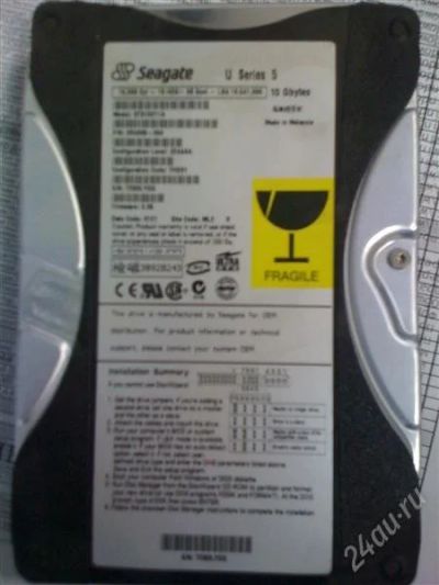 Лот: 1699173. Фото: 1. HDD Seagate 10gb IDE. Жёсткие диски (HDD)