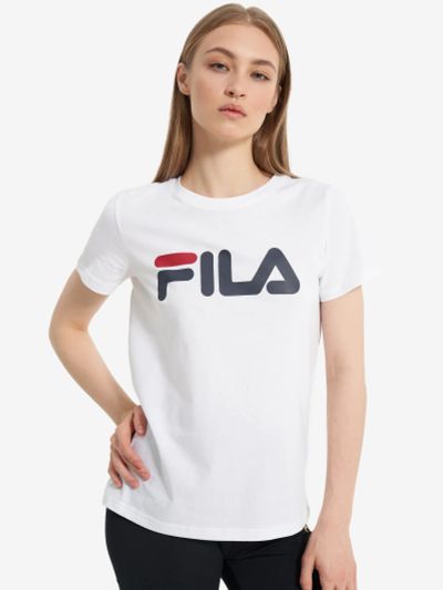 Лот: 24879172. Фото: 1. Футболка женская FILA, Белый. Другое (спортивная одежда)