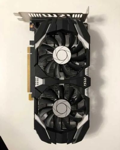 Лот: 19479564. Фото: 1. Видеокарта Msi gtx 1050 ti 4gb... Видеокарты
