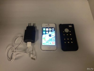 Лот: 8441835. Фото: 1. iPhone 4 белый. 16 Гб. Смартфоны