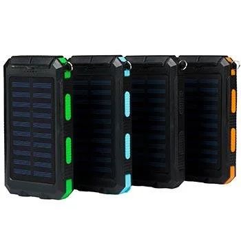 Лот: 10201899. Фото: 1. Power Bank на солнечных батареях... Зарядные устройства, блоки питания, адаптеры сетевые для смартфонов
