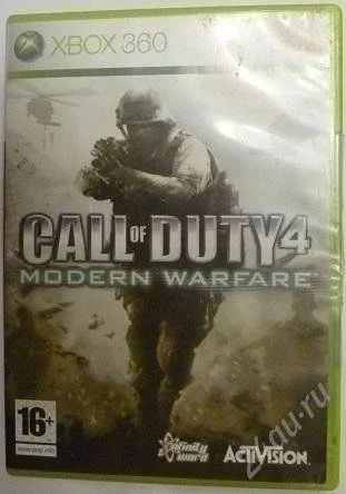 Лот: 2735889. Фото: 1. Call of Duty 4 ( XBOX 360) лиц. Игры для консолей