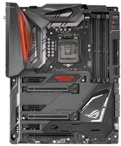 Лот: 12075841. Фото: 1. Asus ROG maximus X CODE, LGA 1151v2... Материнские платы