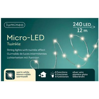 Лот: 16931581. Фото: 1. Гирлянда 12м micro LED string... Гирлянды, шарики, новогодние аксессуары