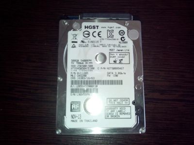 Лот: 4121679. Фото: 1. Жесткий диск Toshiba 500gb. Жёсткие диски (HDD)