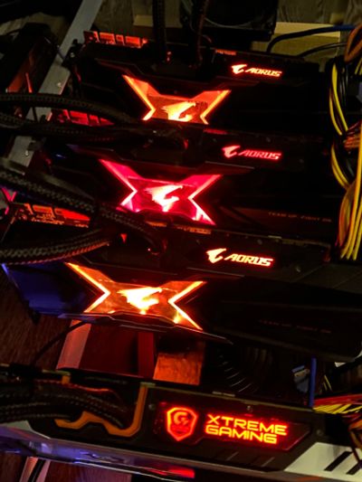 Лот: 18924441. Фото: 1. Риг / майнинг ферма gtx 1080 на... Майнинг фермы, товары для майнинга