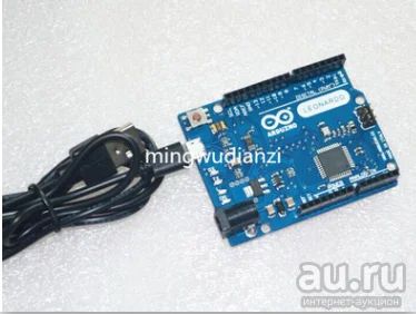 Лот: 13757116. Фото: 1. Arduino Leonardo r3, atmega32U4... Микроконтроллеры