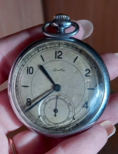 Лот: 17501937. Фото: 1. Часы карманные ЗиМ (покупатель... Оригинальные наручные часы