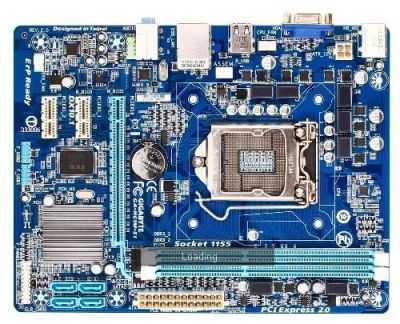 Лот: 4653943. Фото: 1. Мат.плата S1155 H61 Gigabyte GA-H61M-S1... Материнские платы