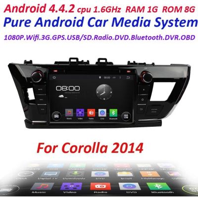 Лот: 5515340. Фото: 1. Мультимедиа 2din Android 4.4 toyota... Автомагнитолы