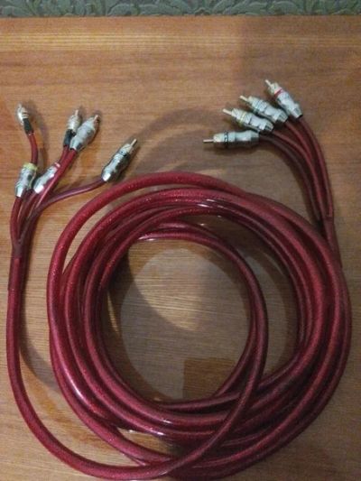 Лот: 6001158. Фото: 1. межблочный кабель длина 5 м RCA... Шнуры, кабели, разъёмы