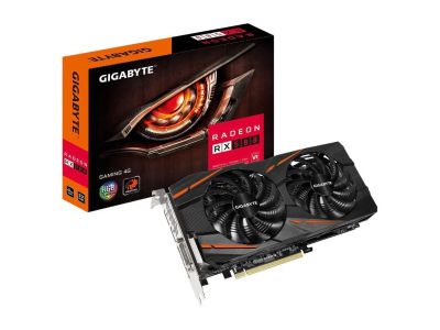 Лот: 12134221. Фото: 1. Видеокарта Gigabyte RX580 Gaming... Видеокарты