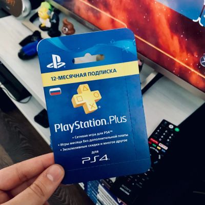 Лот: 12750128. Фото: 1. Подписка PlayStation Plus 12 месяцев. Игры для консолей