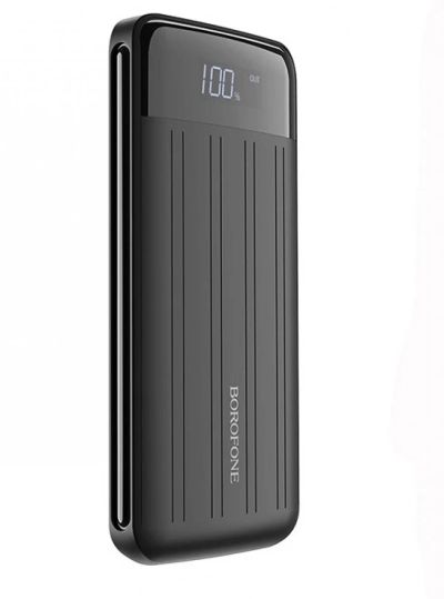 Лот: 16170968. Фото: 1. ЗУ Borofone BT21A 20000 mAh черный... Внешние, портативные аккумуляторы для смартфонов (Power bank)