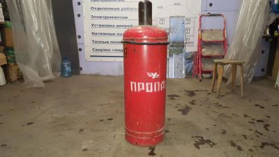 Лот: 8846865. Фото: 1. Баллон пропановый, 50 л. Баллоны, газ в баллонах
