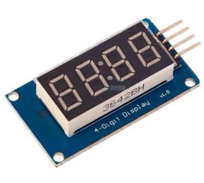 Лот: 9863793. Фото: 1. дисплей для arduino с часами TM1637. Микроконтроллеры