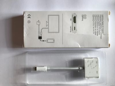 Лот: 13390493. Фото: 1. Адаптер Iphone X,8,7,6,5 /Ipad... Шлейфы, кабели, переходники