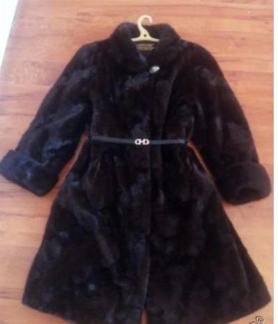 Лот: 3357315. Фото: 1. шуба норковая из кусочков. Верхняя одежда
