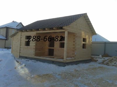 Лот: 11245687. Фото: 1. Садовый дом 5х6 из бруса 100х150... Срубы, бани, дома