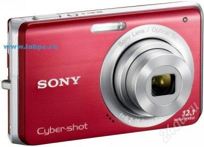 Лот: 263243. Фото: 1. SONY DSC-W190 Red. Цифровые компактные