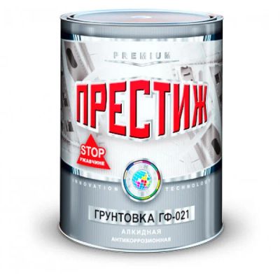 Лот: 13919271. Фото: 1. Грунтовка ГФ-021 Престиж белая... Краски, лаки, растворитель