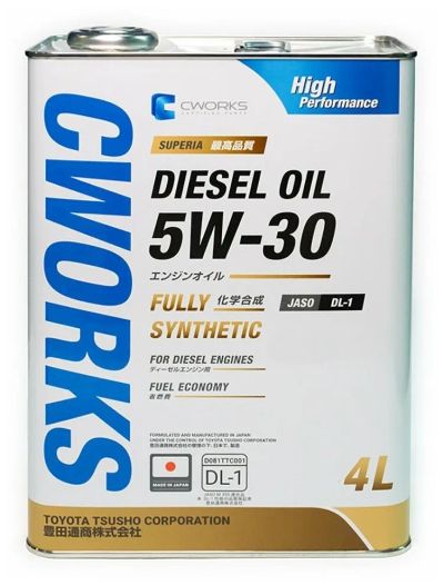 Лот: 20068183. Фото: 1. SUPERIA CWORKS DIESEL OIL 5W30... Масла, жидкости