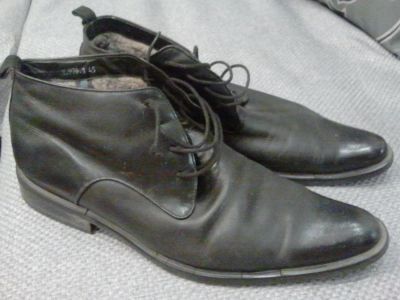 Лот: 9707830. Фото: 1. ботинки зимние на шнурках натуральная... Ботинки, полуботинки