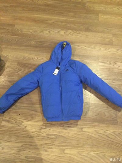 Лот: 8285364. Фото: 1. Куртка пуховик Adidas двухсторонний... Верхняя одежда