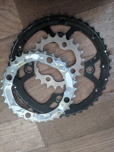 Лот: 14382997. Фото: 1. Звезды передние shimano одним... Запчасти