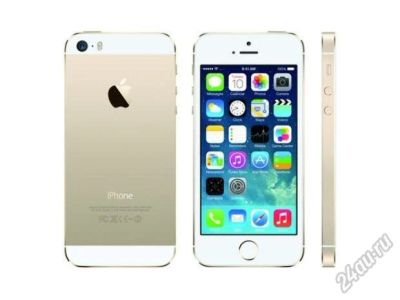 Лот: 5720595. Фото: 1. iPhone 5s 16g Gold новый с 1 рубля... Смартфоны