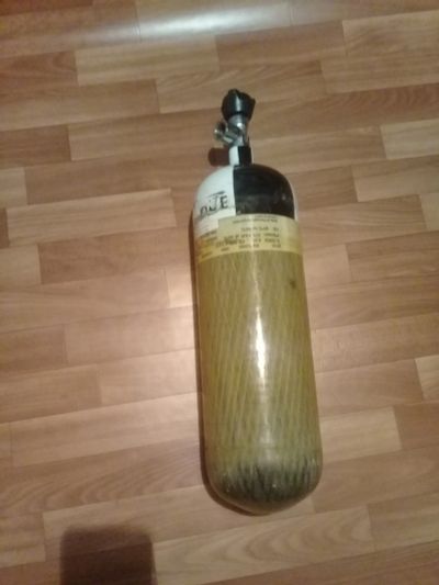 Лот: 19390656. Фото: 1. Баллон 7 литр. с вентелем. Другое (военно-спортивные игры)