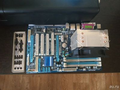 Лот: 13574121. Фото: 1. Gigabyte GA-P55-UD3L; i5 750 2... Материнские платы