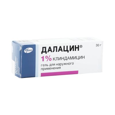 Лот: 23263213. Фото: 1. Далацин гель 1% 30г. Лекарства